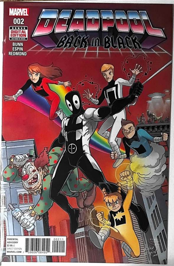 Deadpool: Back in Black #2 (2016) Marvel unassessed cover
