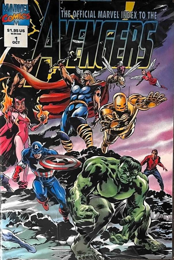 The Official Marvel Index to the Avengers #1 cover