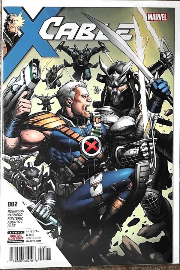 Cable #2 (2017) Marvel unassessed cover