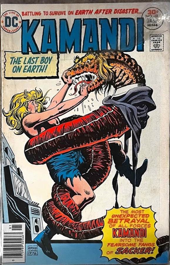 Kamandi: The Last Boy on Earth #48 (1972) DC Comics unassessed cover