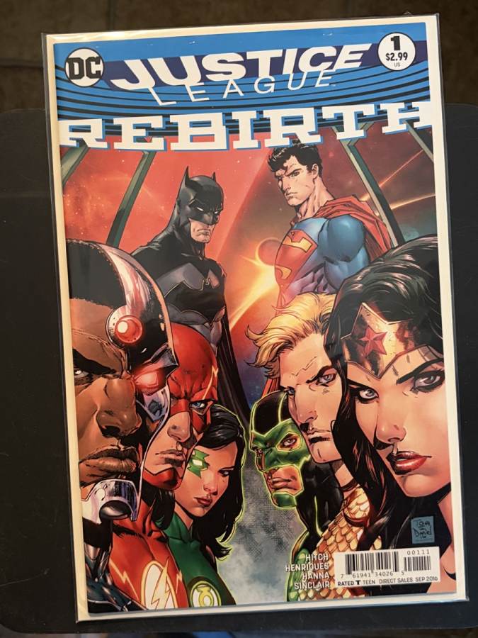 Justice League: Rebirth #1 (2016) DC NM cover