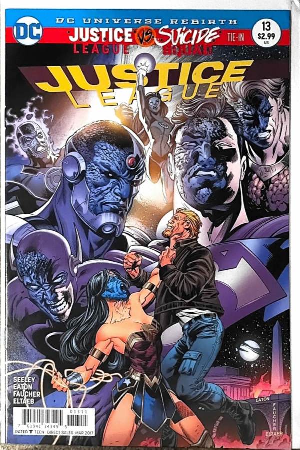 Justice League #13 (2016) DC Comics unassessed cover