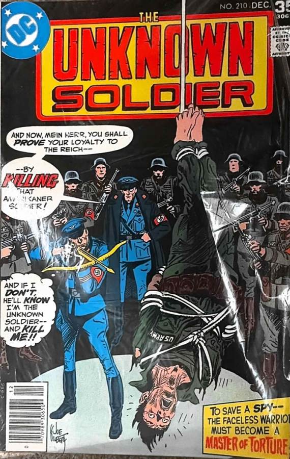 The Unknown Soldier #210 (1977) DC Comics unassessed cover
