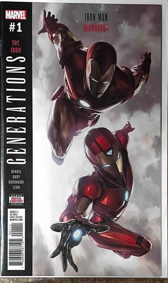 Generations: Iron Man & Ironheart #1 (2017) Marvel unassessed cover