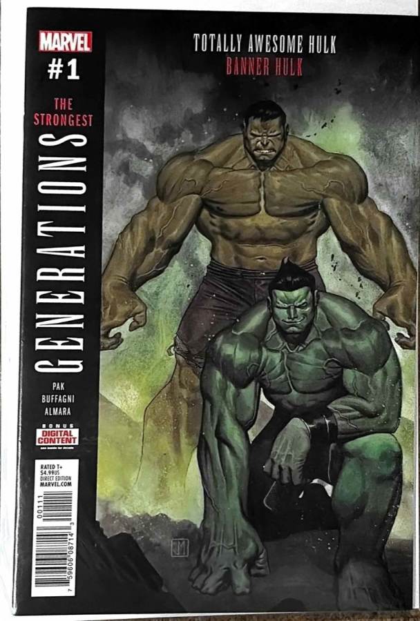Generations: Banner Hulk & Totally Awesome Hulk #1 cover