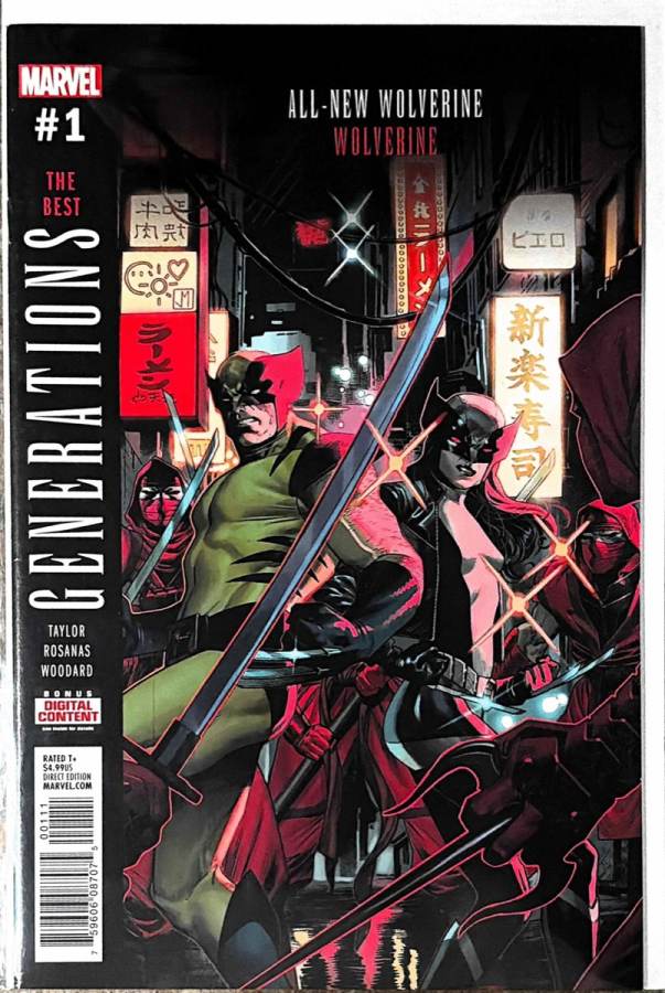 Generations: Wolverine & All-New Wolverine #1 (2017) Marvel unassessed cover