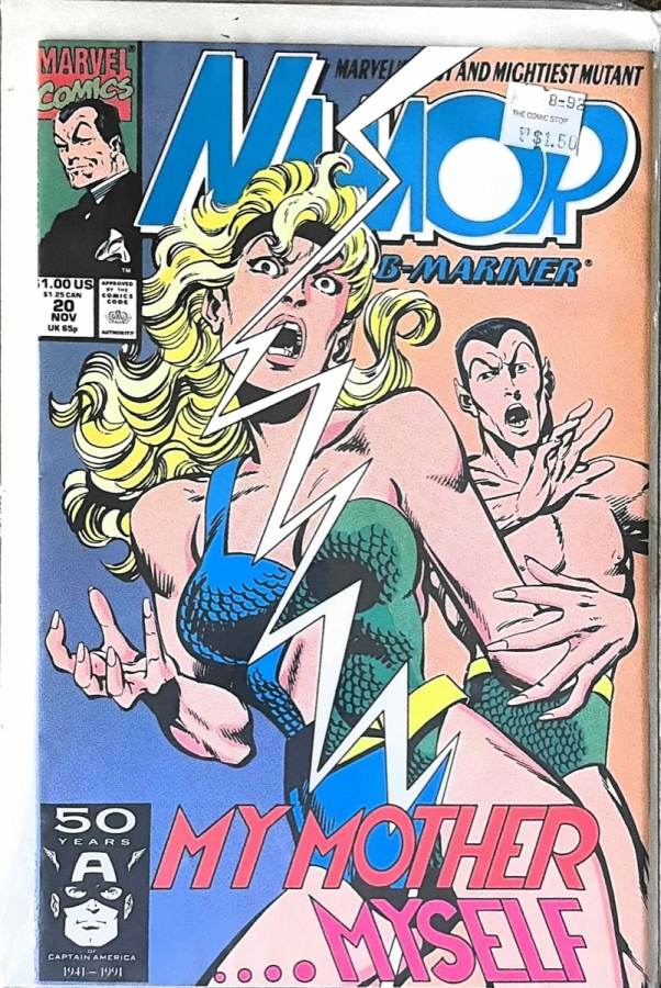 Namor the Sub-Mariner #20 (1991) Marvel Comics First Printing unassessed cover