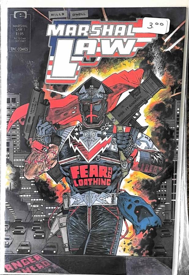Marshal Law #1 (1987) Epic Comics First Printing unassessed cover