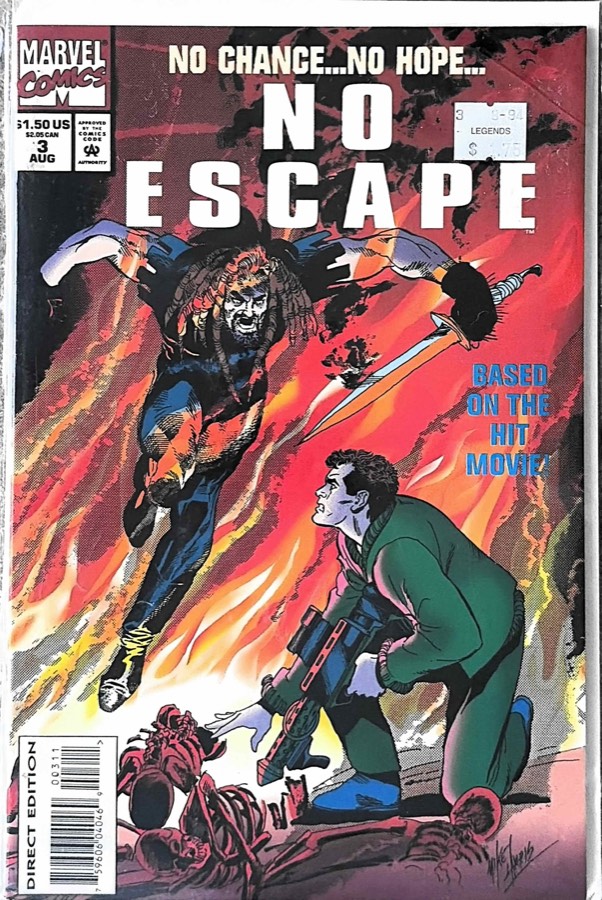No Escape #3 cover
