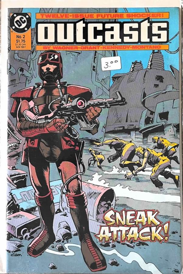 Outcasts #2 (1987) DC Comics First Printing unassessed cover