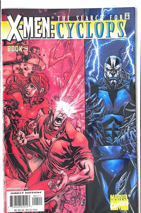 X-Men: The Search for Cyclops #4 (2001) Marvel Comics First Printing unassessed cover