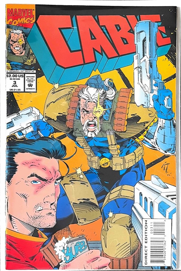 Cable #3 (1993) Marvel Comics unassessed cover