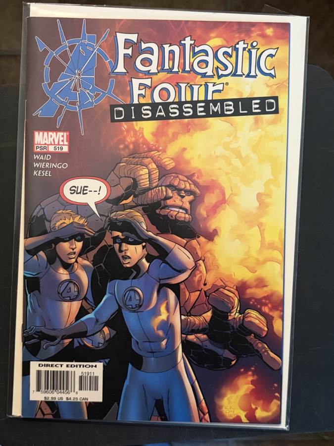 Fantastic Four: Disassembled #519 cover