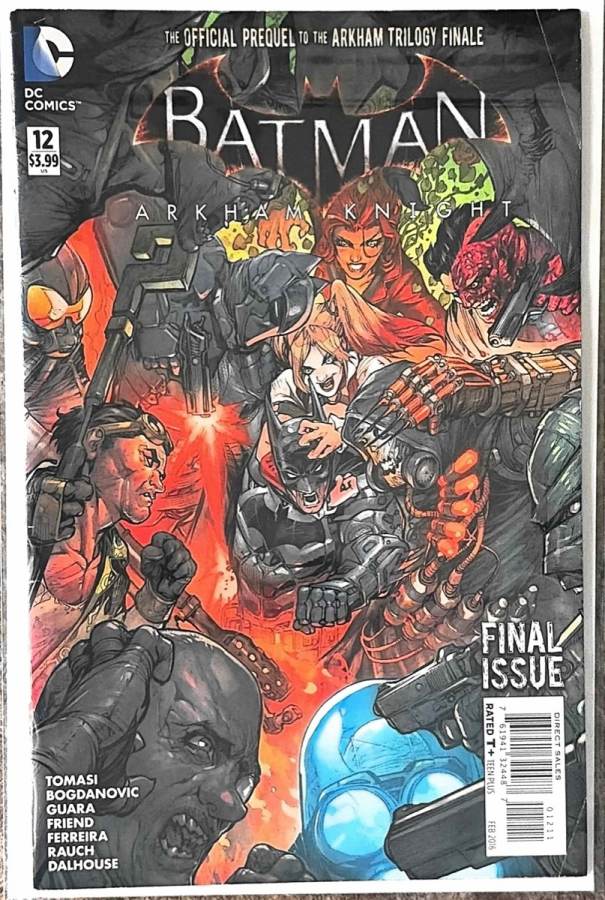 Batman: Arkham Knight #12 (2016) DC Comics First Printing unassessed cover
