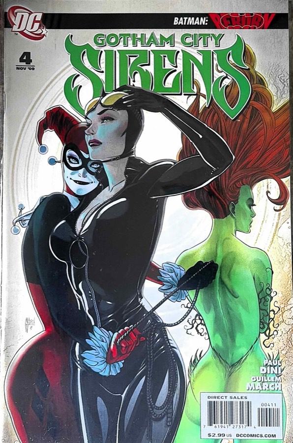 Gotham City Sirens #4 (2009) DC Comics First Printing unassessed cover
