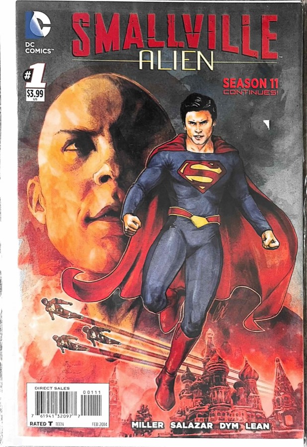 Smallville Season 11: Alien #1 (2014) DC Comics unassessed cover