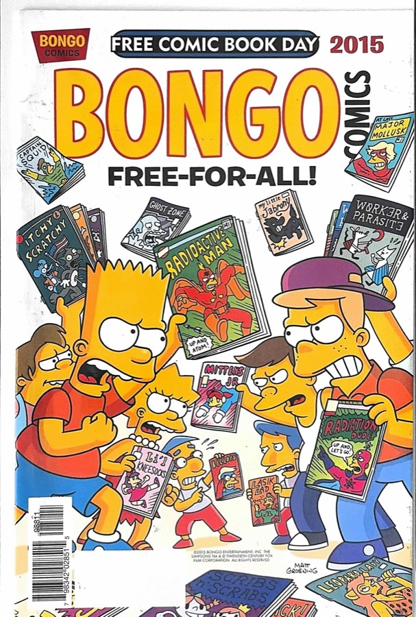 Bongo Comics Free-For-All! SKU 6858 cover