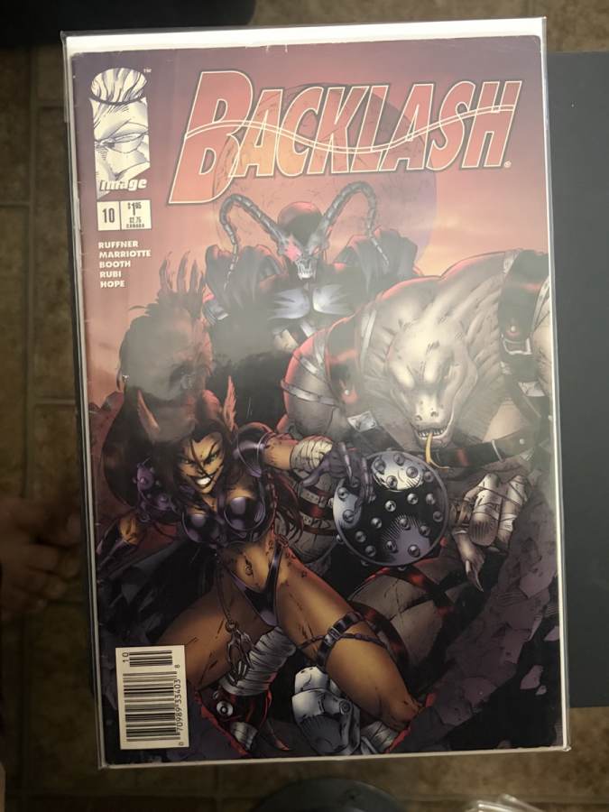 Backlash #10 (1995) Image NM cover