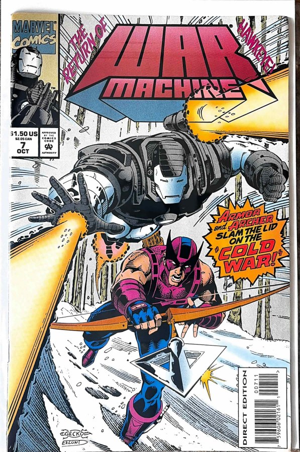 War Machine #7 (1994) Marvel Comics cover