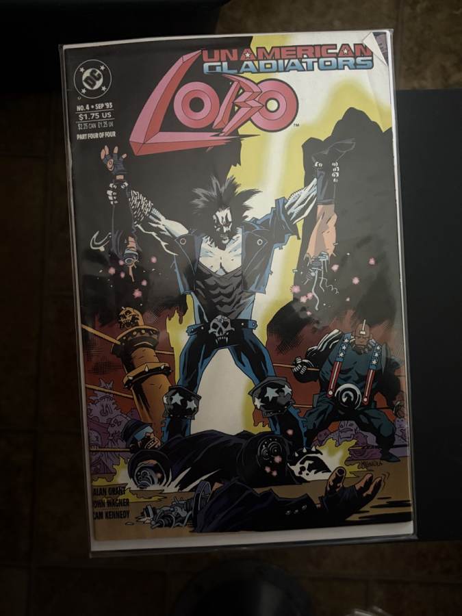 Lobo: Unamerican Gladiators #4 (1993) DC NM cover
