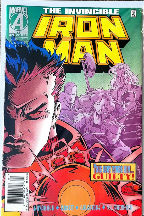 The Invincible Iron Man #324 (1996) Marvel cover