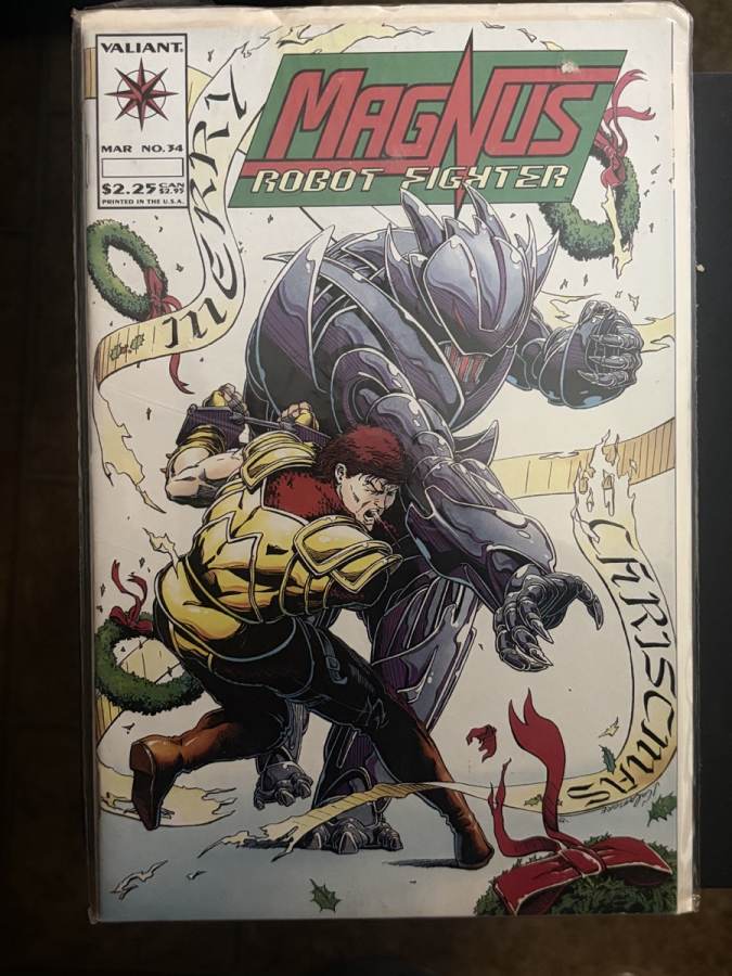 Magnus, Robot Fighter #34 (1994) Valiant VF/NM cover