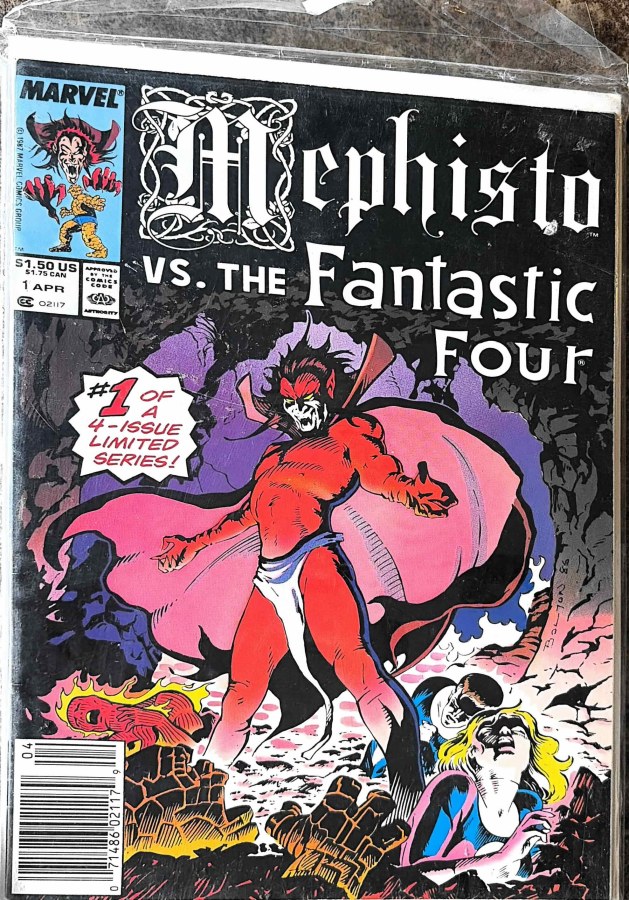 Mephisto Vs. The Fantastic Four #1 (1987) Marvel cover
