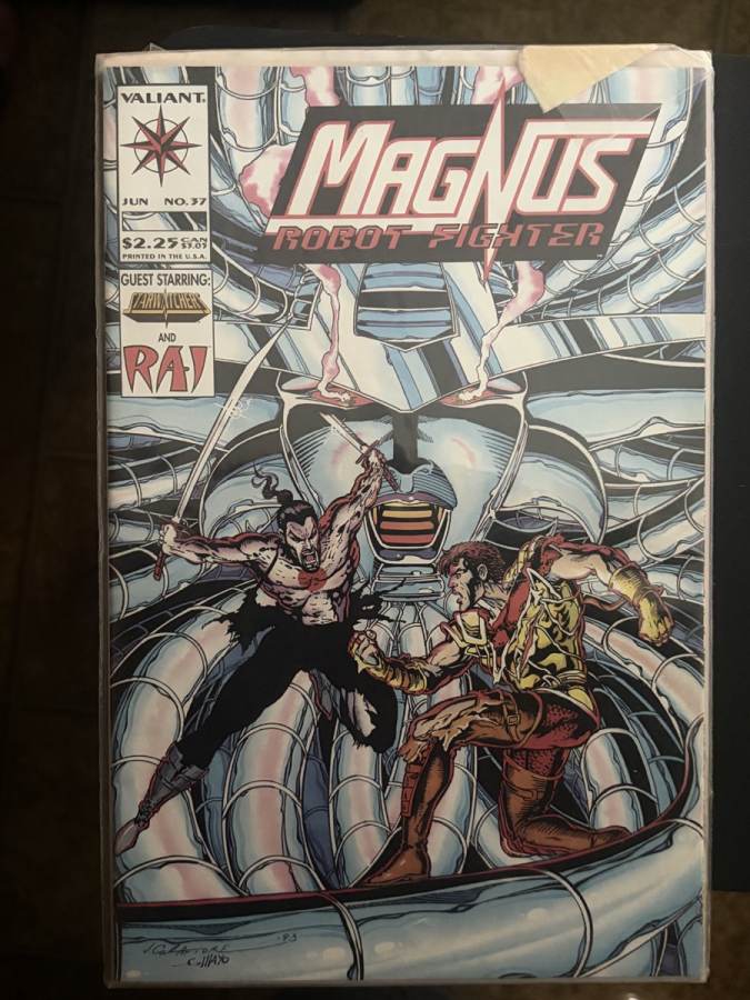 Magnus, Robot Fighter #37 cover