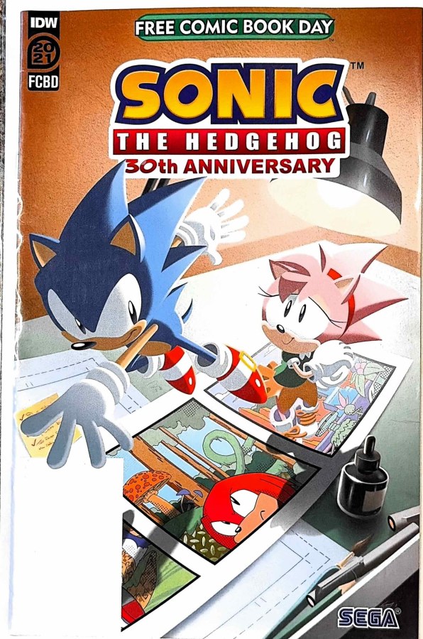 Sonic the Hedgehog #FCBD 2021 (2021) IDW cover