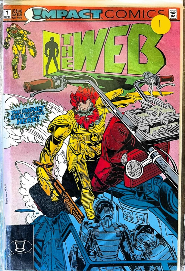 The Web #1 (1991) Impact Comics cover
