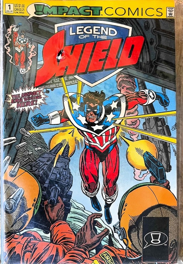Legend of the Shield #1 (1991) Impact Comics cover
