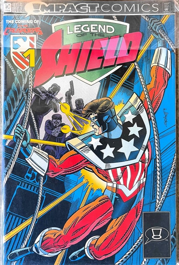 The Legend of the Shield #10 (1992) Impact Comics cover