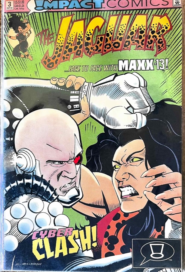The Jaguar #3 (1991) Impact Comics (DC Comics) cover