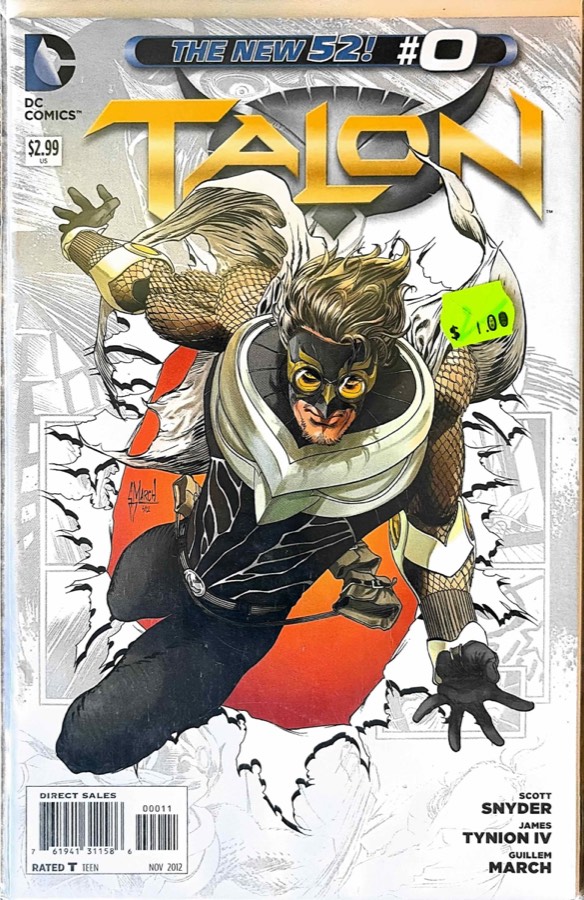 Talon #0 (2012) DC cover