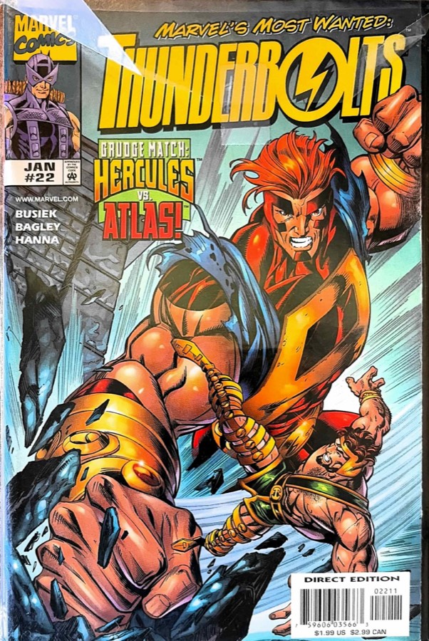 Thunderbolts #22 (1999) Marvel cover