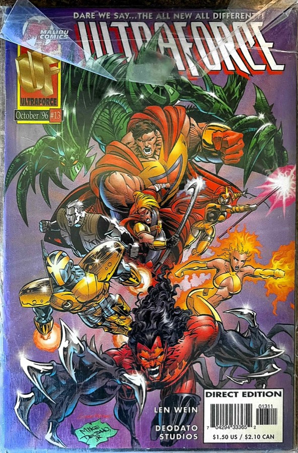 Ultraforce #13 (1996) Malibu Comics cover