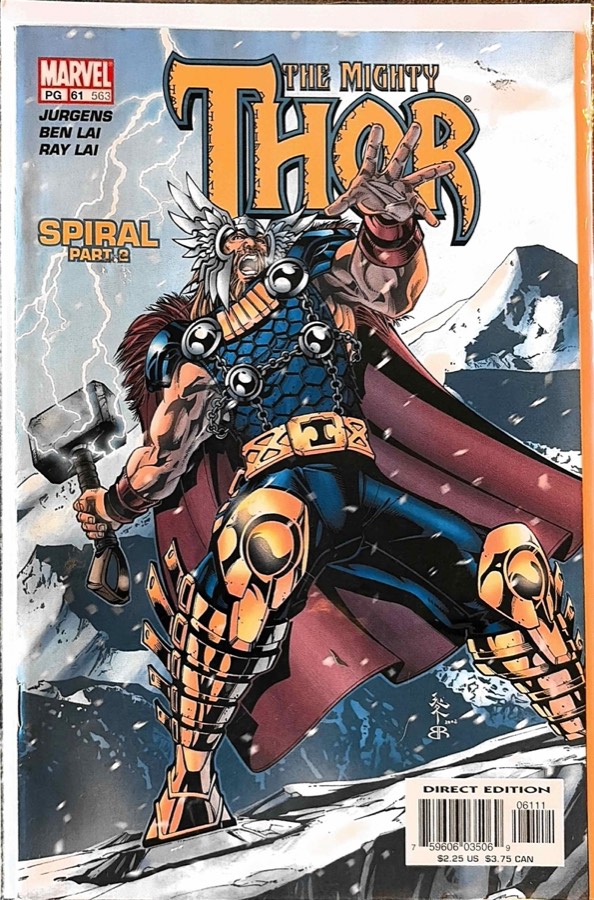 The Mighty Thor #61 (2003) Marvel Comics cover