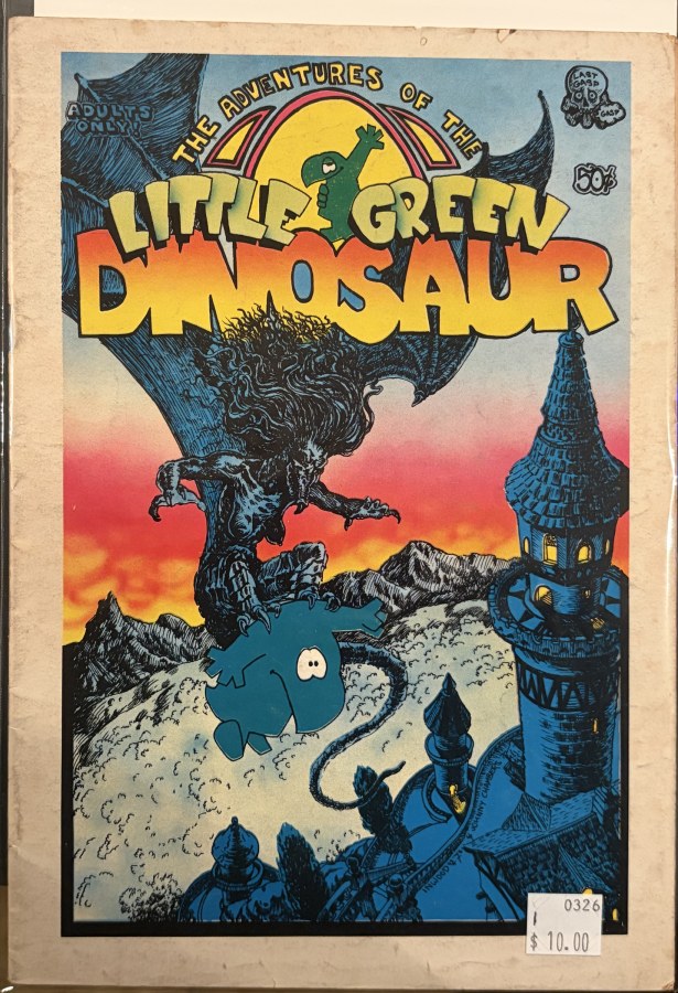 The Adventures of the Little Green Dinosaur #1 (1972) Last Gasp cover