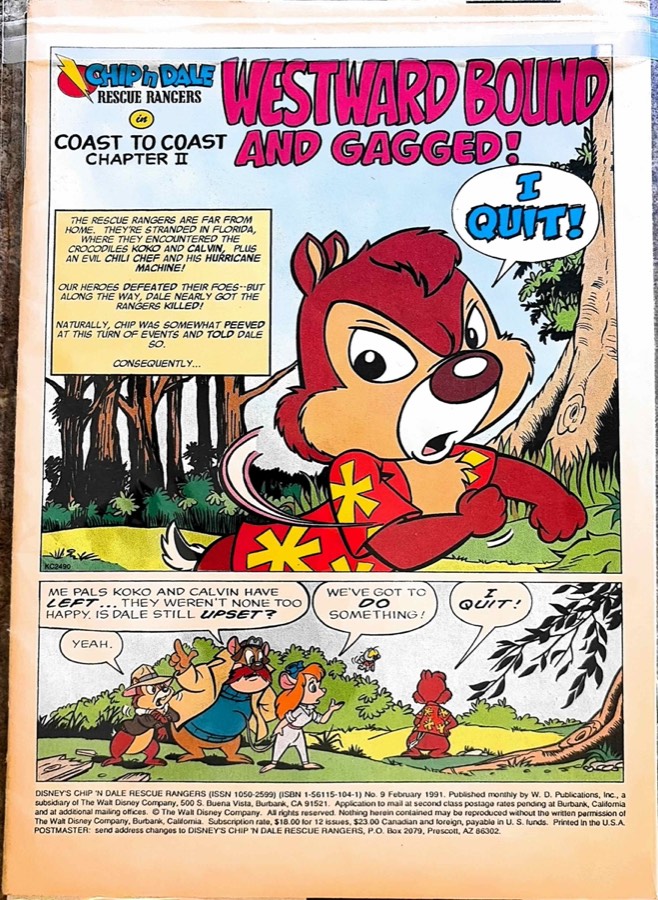 Chip 'n' Dale Rescue Rangers #9