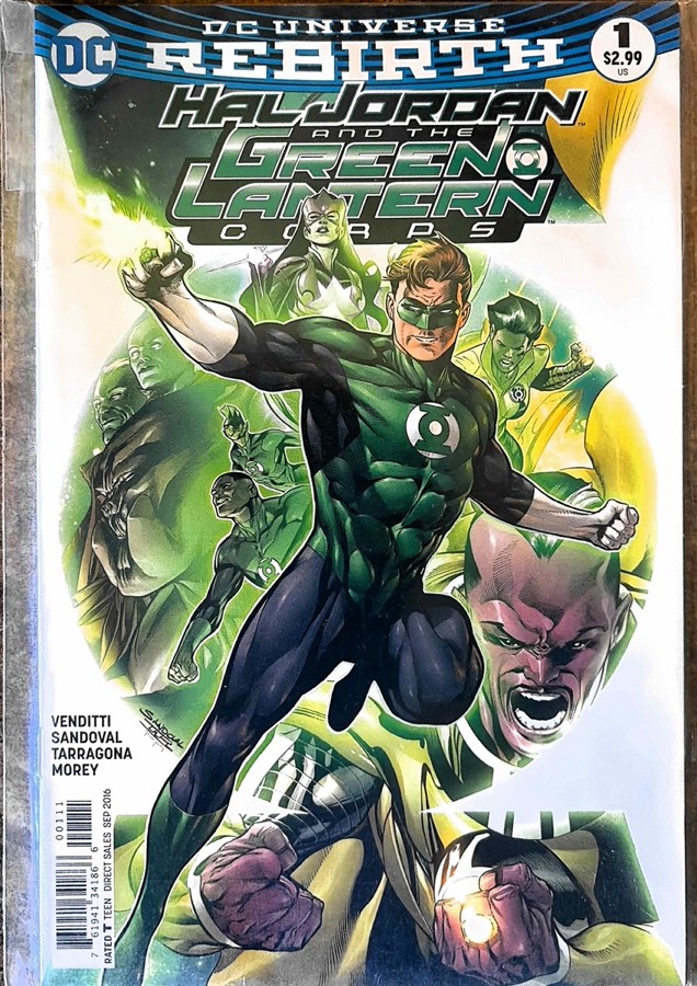 Hal Jordan and the Green Lantern Corps #1 (2016) DC Comics cover