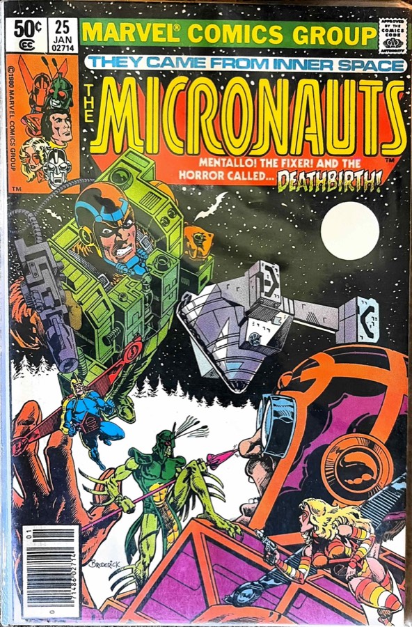The Micronauts #25 (1981) Marvel Comics Group cover