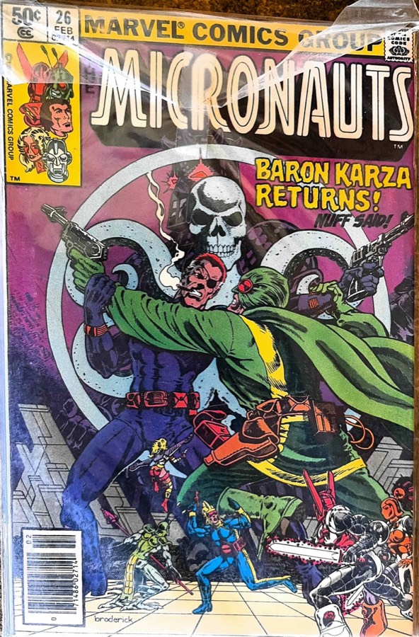 Micronauts #26 (1981) Marvel Comics Group cover