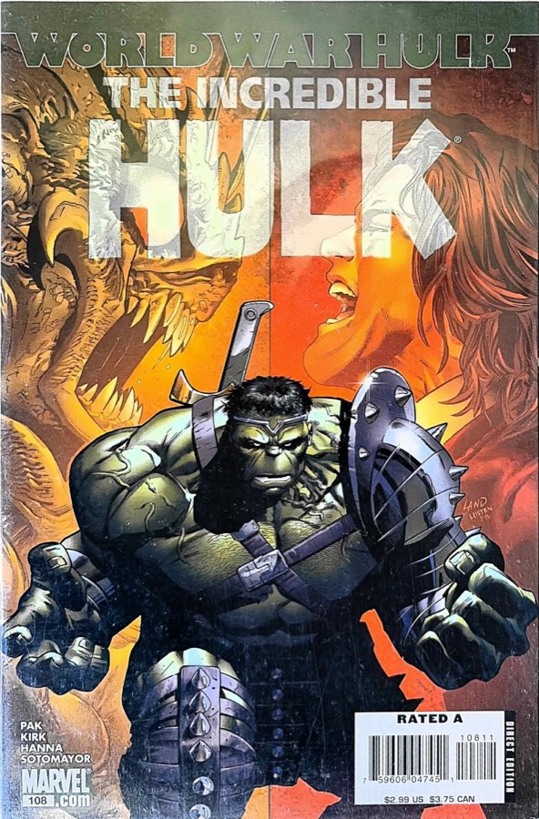 The Incredible Hulk #108 (2007) Marvel Comics cover
