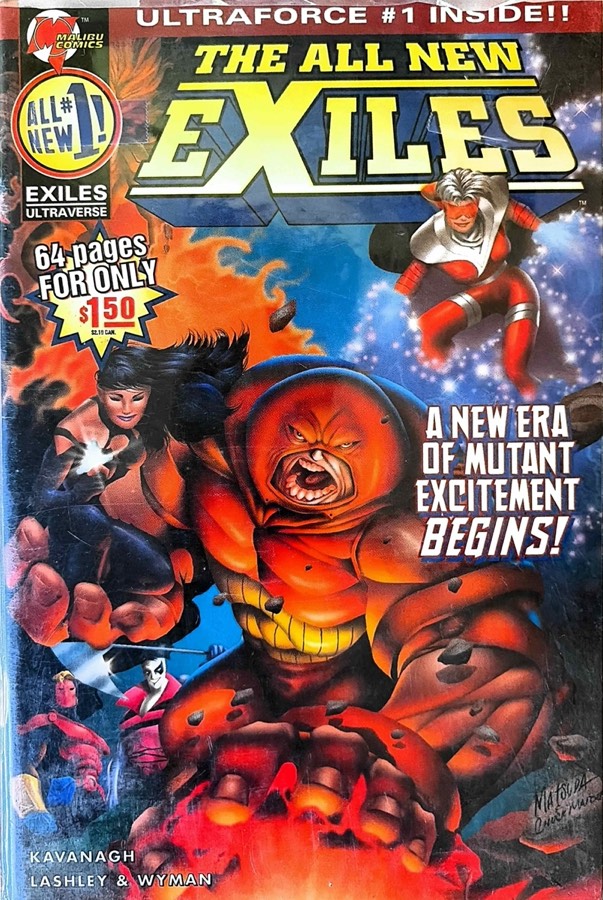 The All New Exiles #1 (1995) Malibu Comics cover