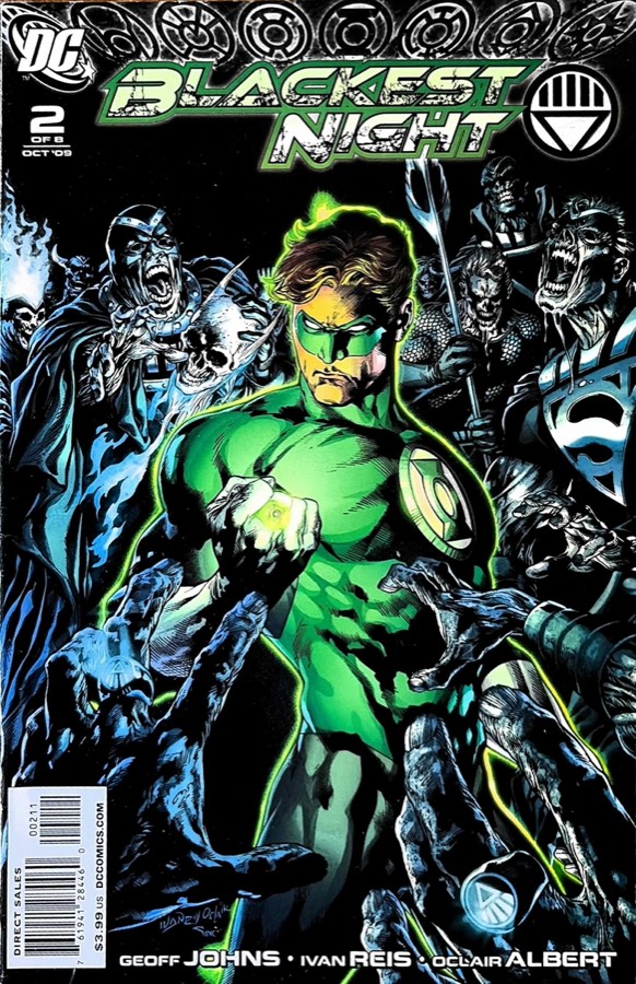 Blackest Night #2 (2009) DC cover