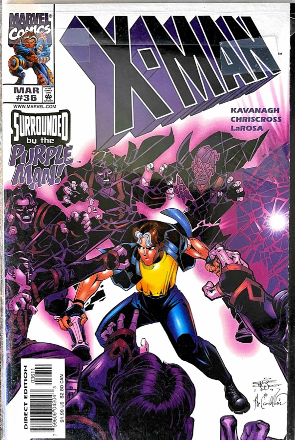 X-Man #36 (1998) Marvel Comics cover