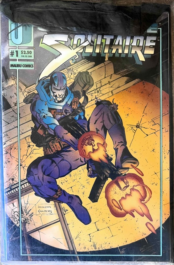 Solitaire #1 (1993) Malibu Comics cover
