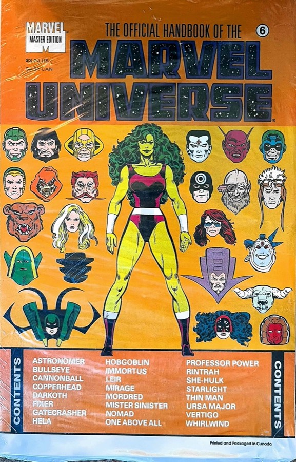 Official Handbook of the Marvel Universe Master Edition #6