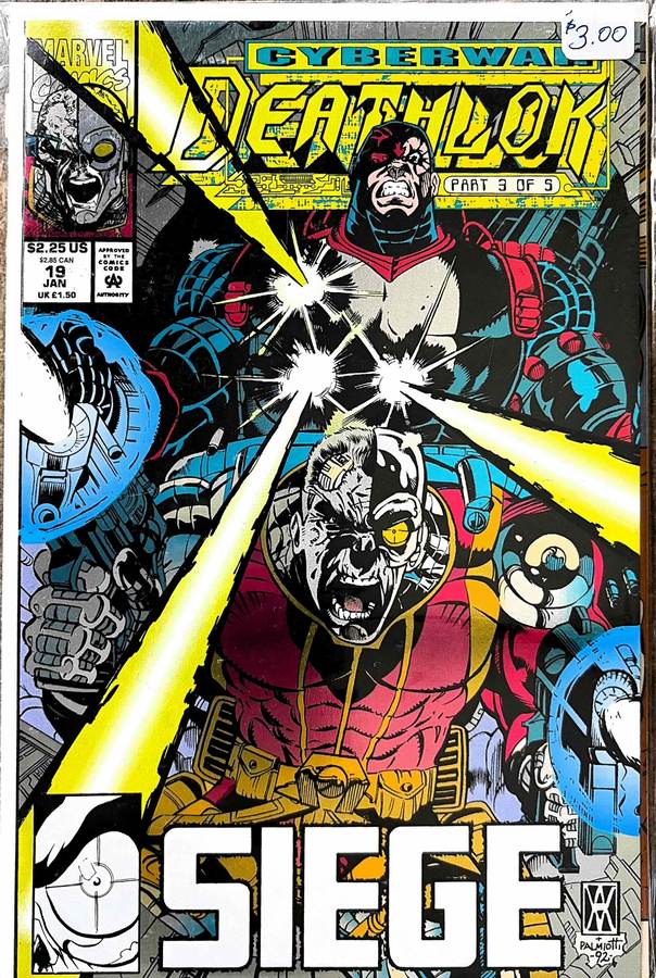 Deathlok #19 (1993) Marvel cover