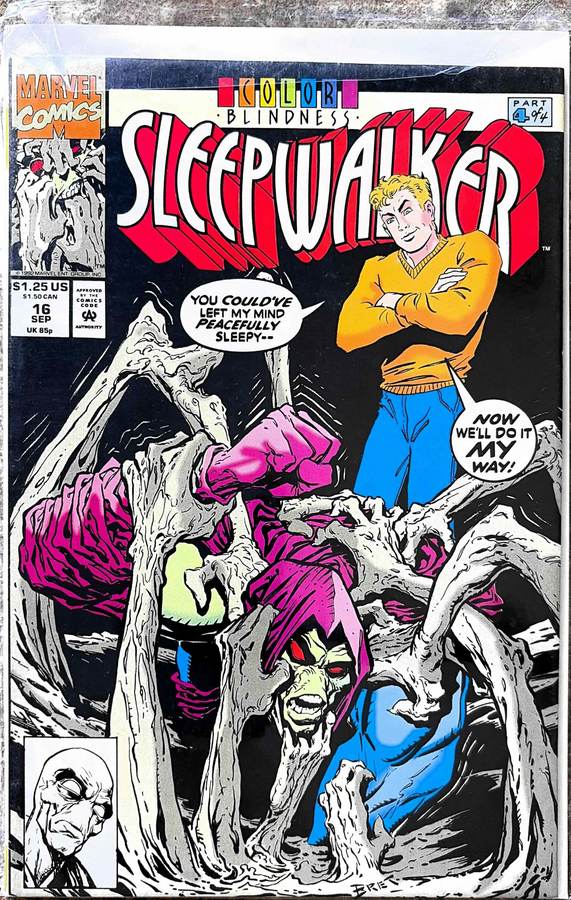 Sleepwalker #16 (1992) Marvel cover